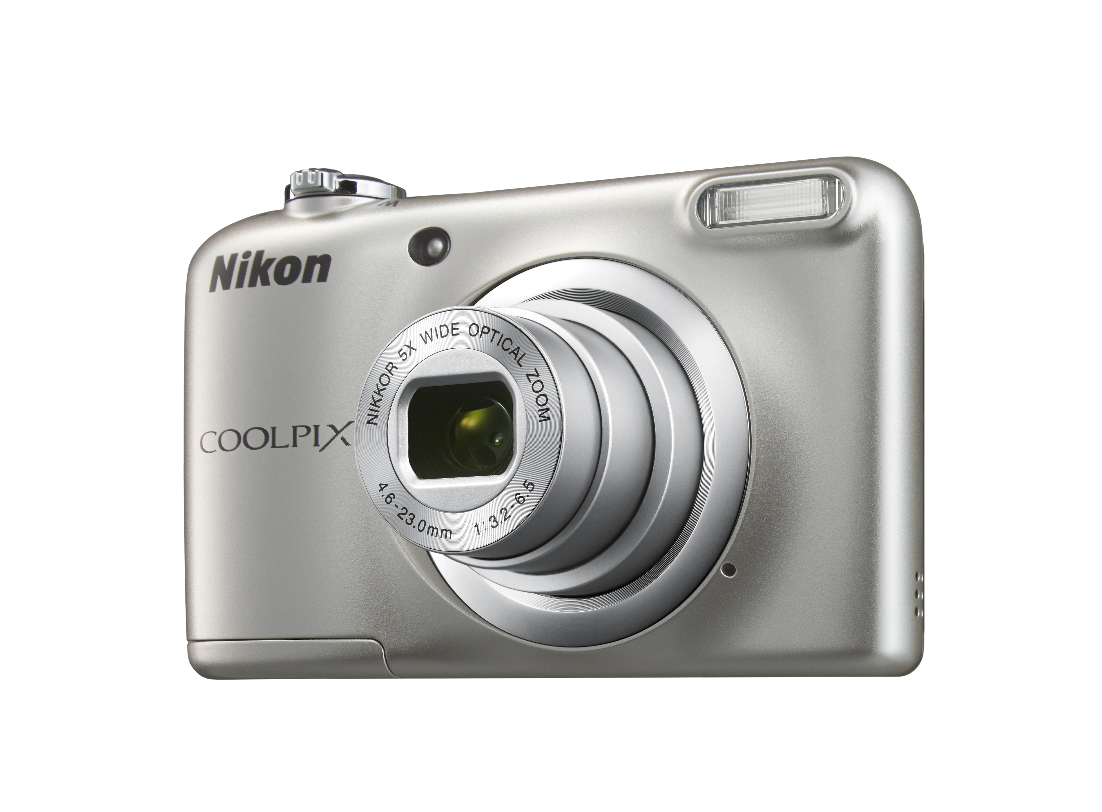 NIKON COOLPIX A10 Digitalkamera Silber, 5x opt. Zoom, LCD