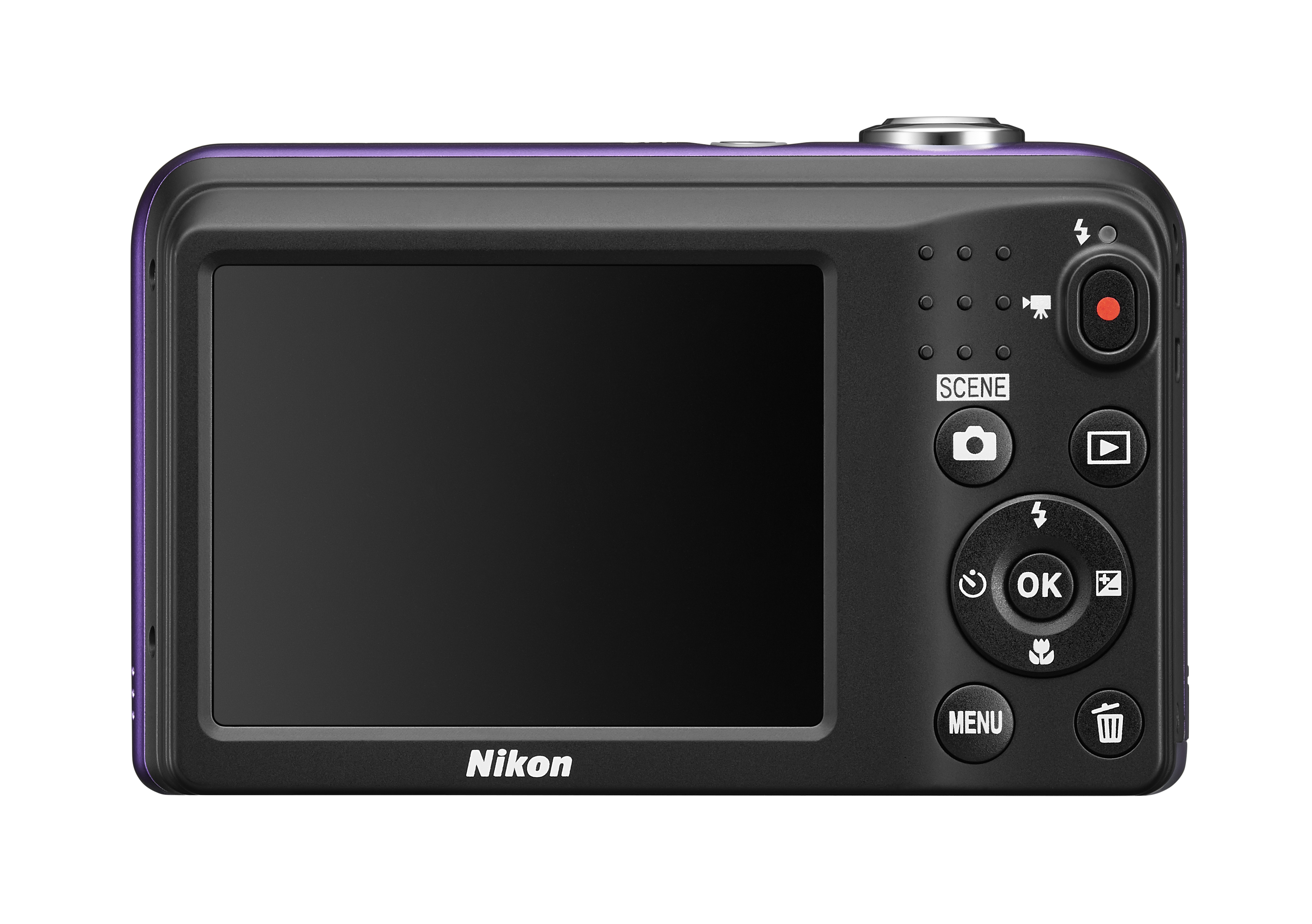 NIKON COOLPIX A10 Digitalkamera Violett, 5x opt. Zoom, LCD