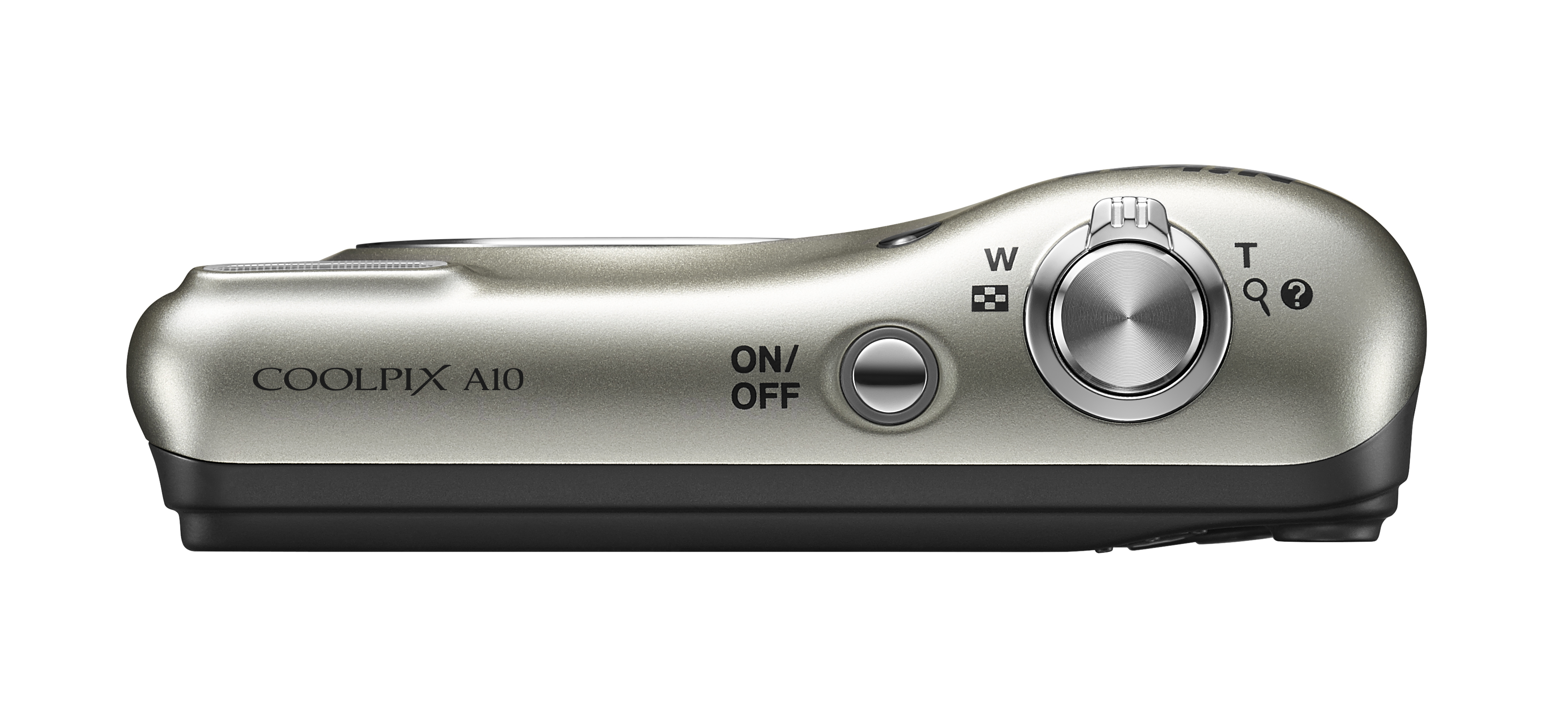 NIKON COOLPIX A10 Digitalkamera Silber, 5x opt. Zoom, LCD