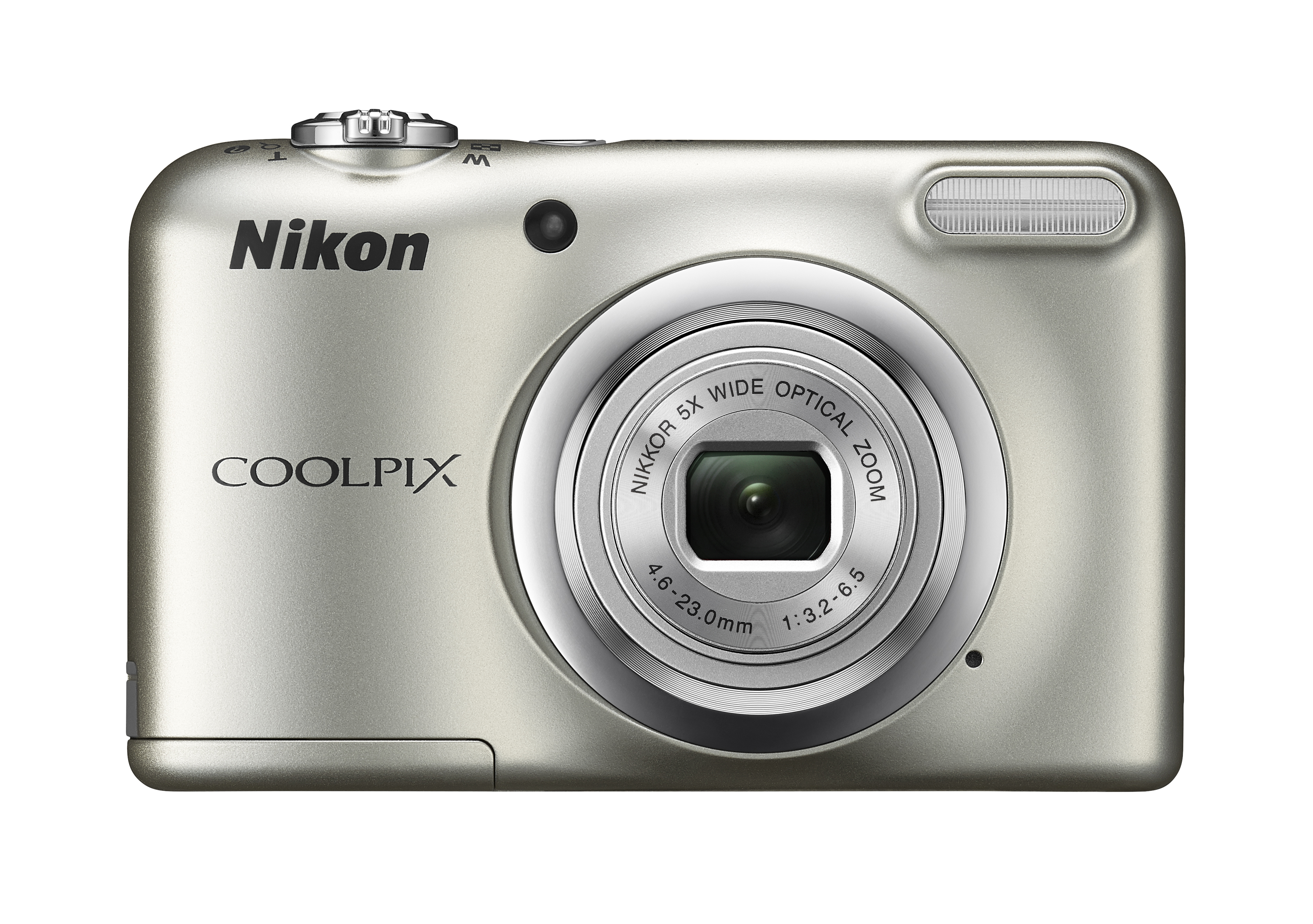 NIKON COOLPIX A10 Digitalkamera Silber, 5x opt. Zoom, LCD