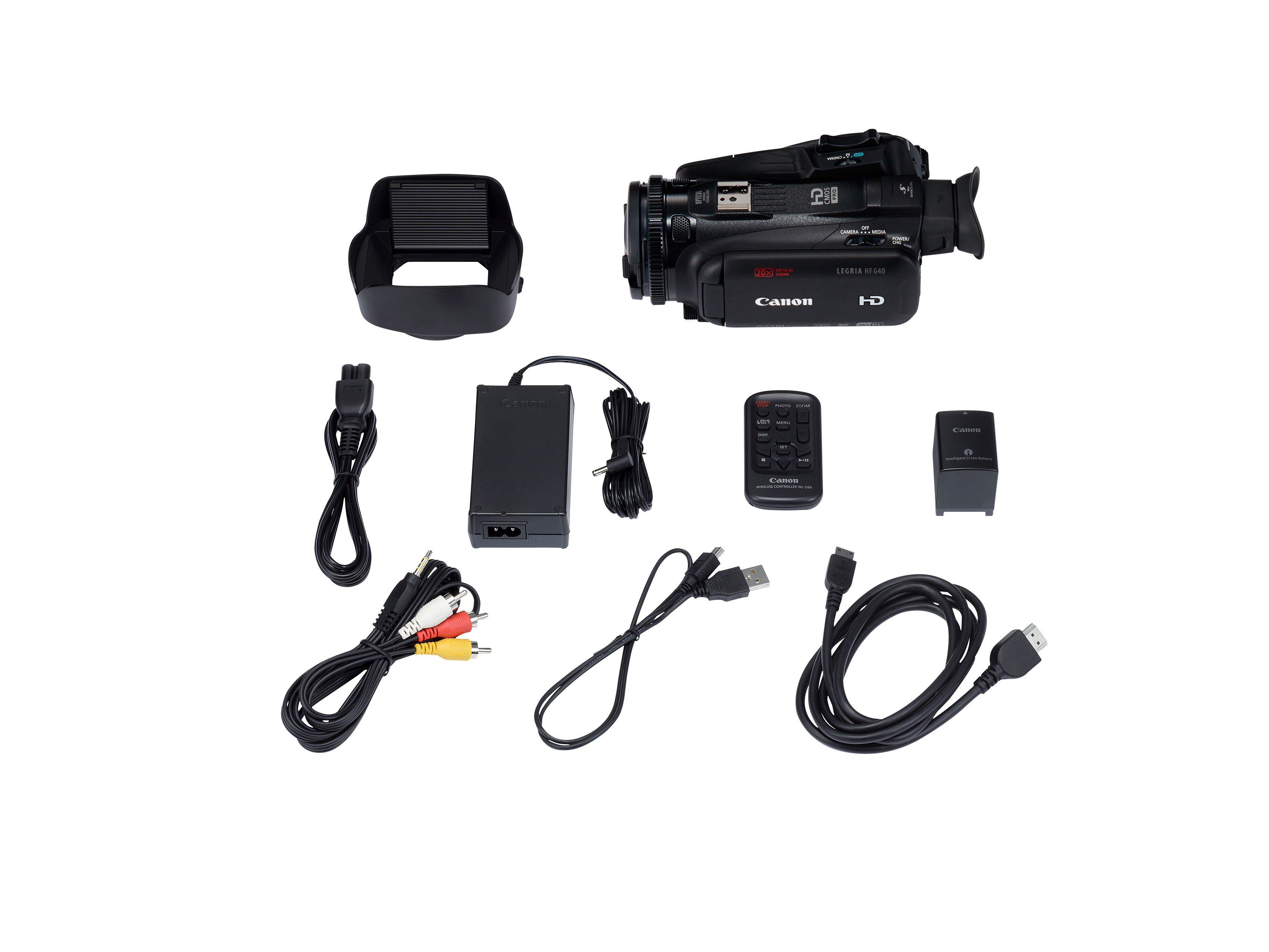 CANON Legria HF G40 Camcorder , HD-CMOS-PRO 3,09 Megapixel, 20xopt. Zoom