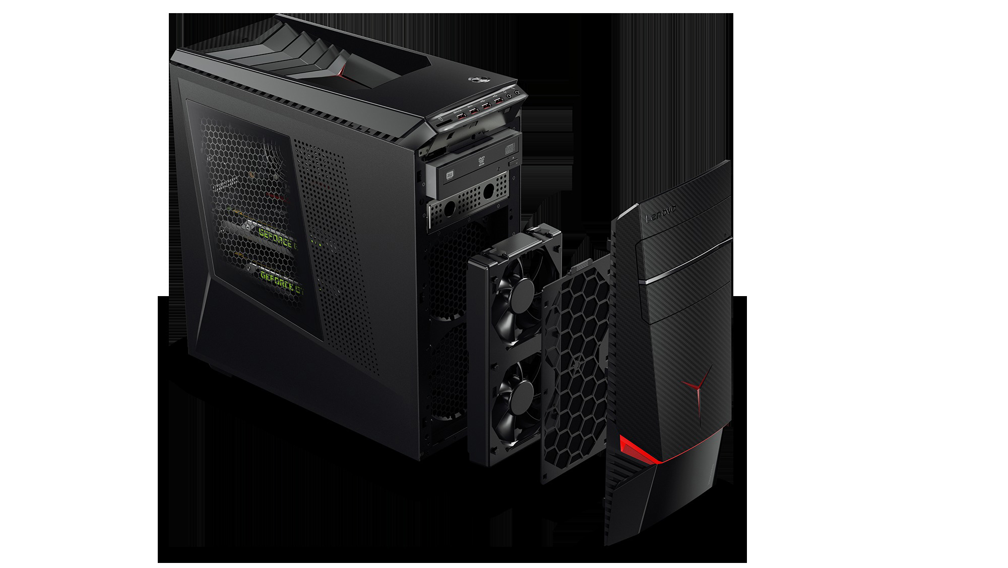 LENOVO ideacentre Y900 - Intel® Core™ i5 i5-6600K - 16 GB - 2 TB - AMD - Windows 10