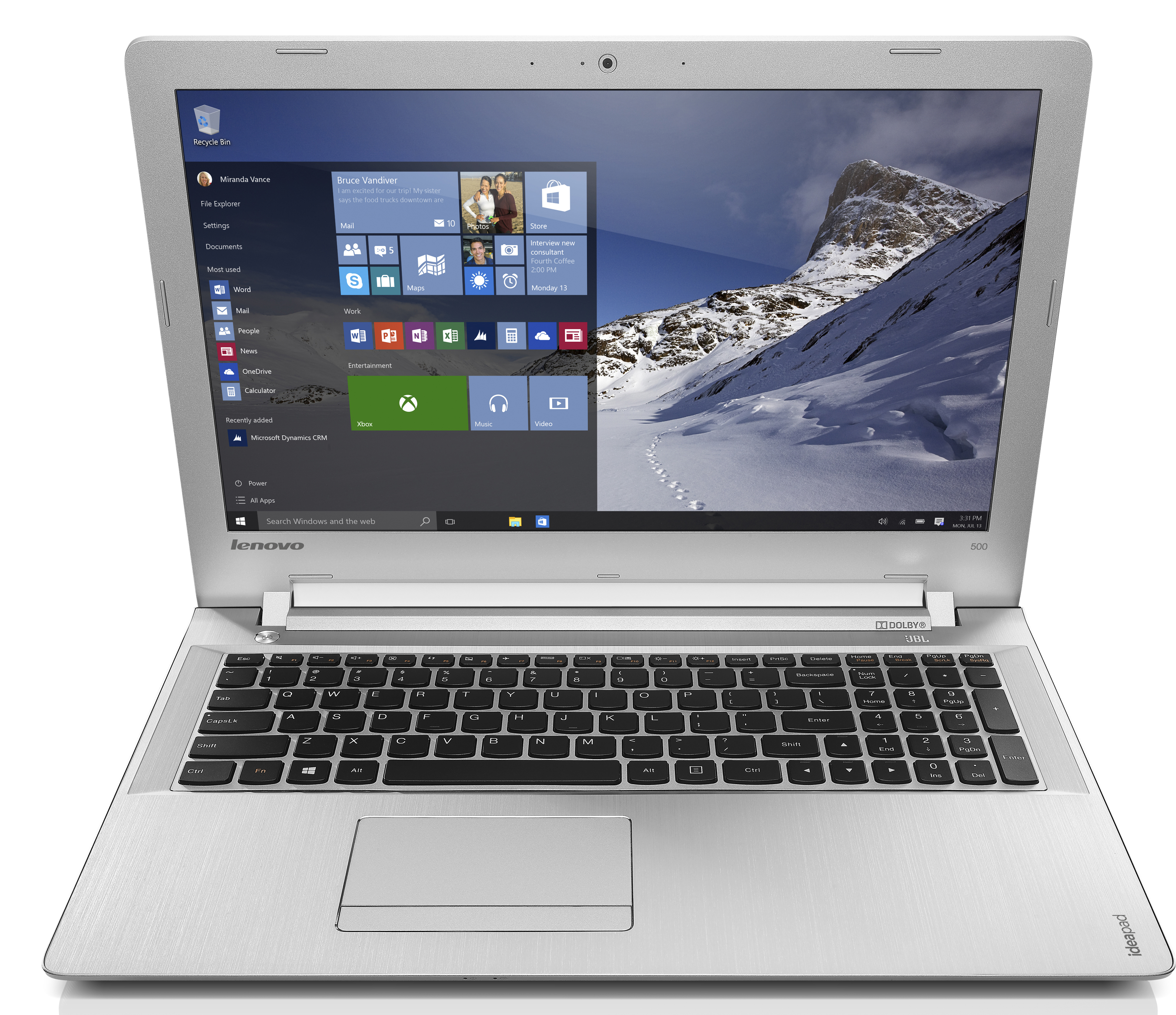 LENOVO ideapad 500 - 15,6 Zoll - Intel® Core™ i5 i5-6200U - 8 GB - 256 GB - Intel® HD 520 - Windows 10