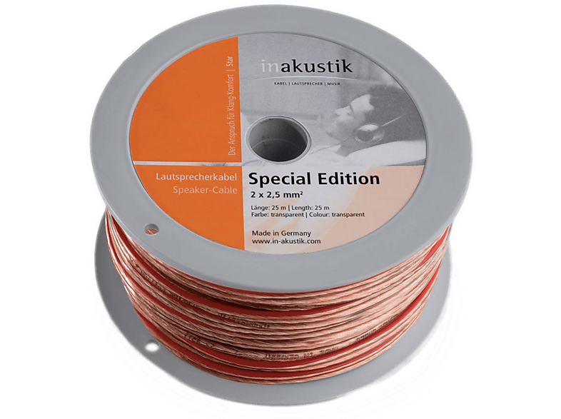 Luidsprekerkabel wit 2x1,5mm2 25m - Ben's electronics