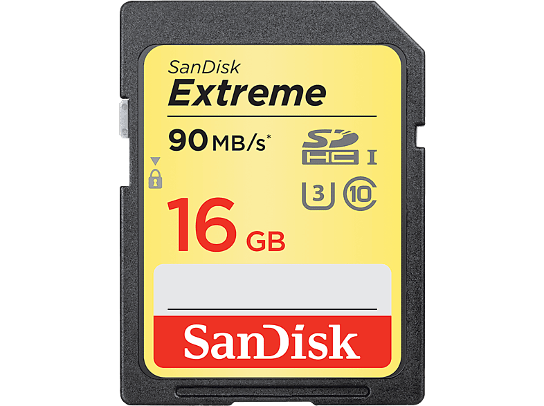 Sandisk Extreme Sdhc 16gb 90mb/s C10 2-pack