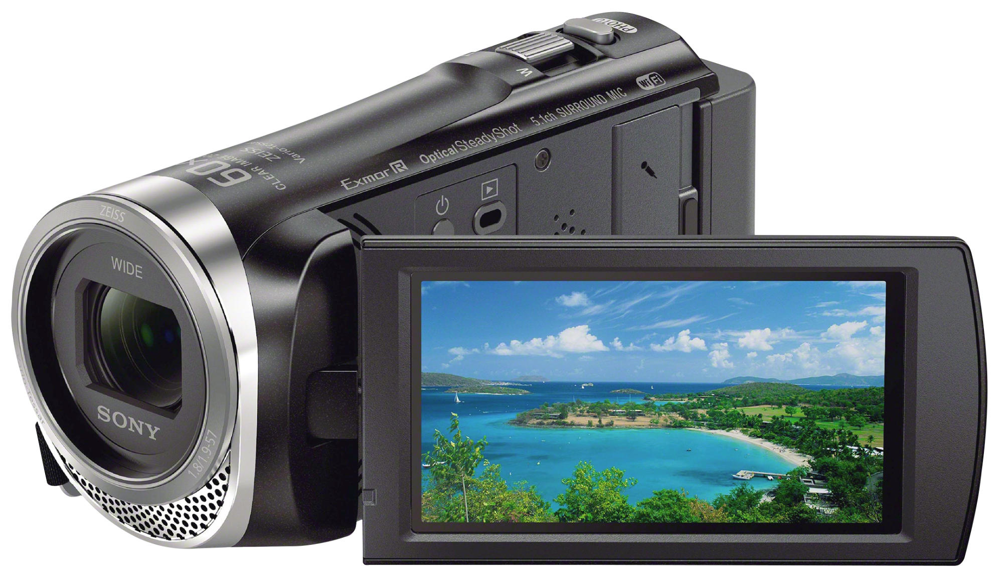 SONY HDR-CX450 Camcorder Zwart | MediaMarkt
