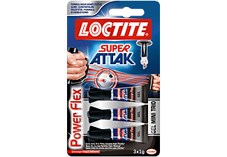 LOCTITE H1880803 Loctite Super Attack Power Flex mini trio gél, 3x1g
