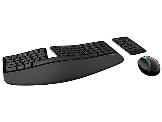 MICROSOFT HW Clavier sans fil + Souris sans fil Sculpt Ergonomic AZERTY (L5V-00010)