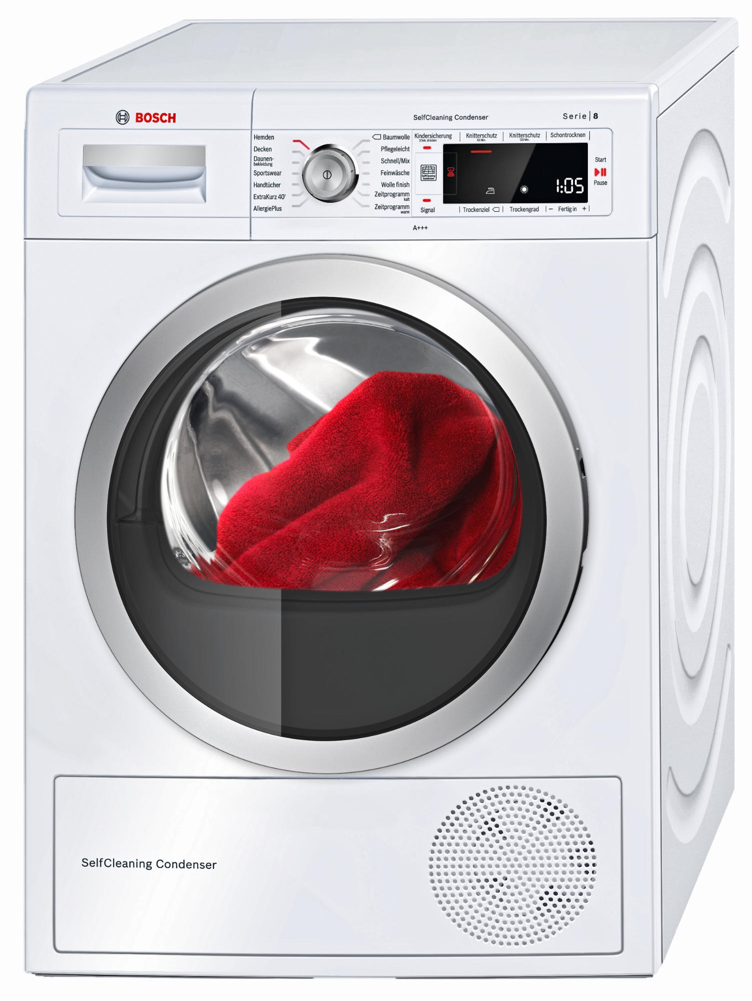 BOSCH WTW875W0 Trockner (8,0 kg, A+++, Weiß)