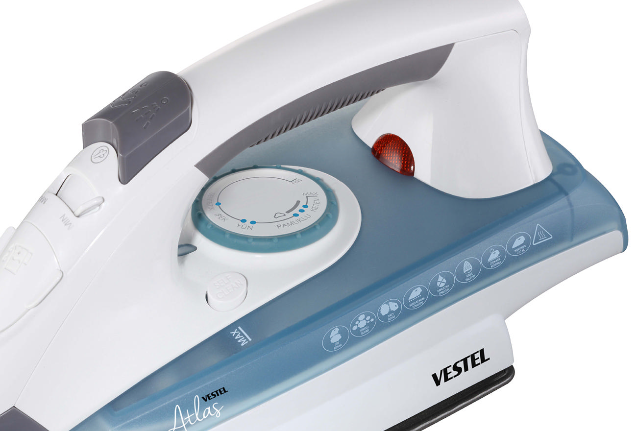 VESTEL 20242430 Atlas 2400 W Özel Seramik Tabanlı Buharlı Ütü