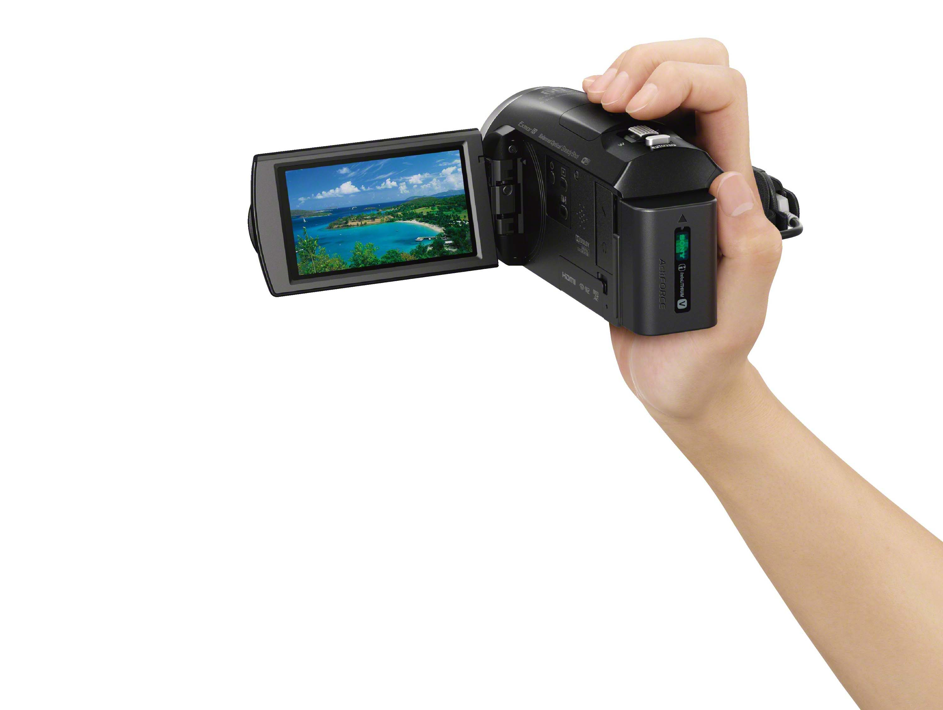 Pack Caméscope Sony HDR-CX625 Full HD WiFi Et NFC Stabilisateur B O Ss Housse Lcs Bbjb Carte Memoire Micro Sdhc 8 Go