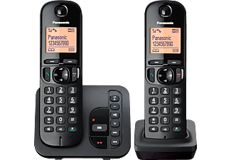 PANASONIC Panasonic KX-TGC222SLB, nero - Cordless (Nero)