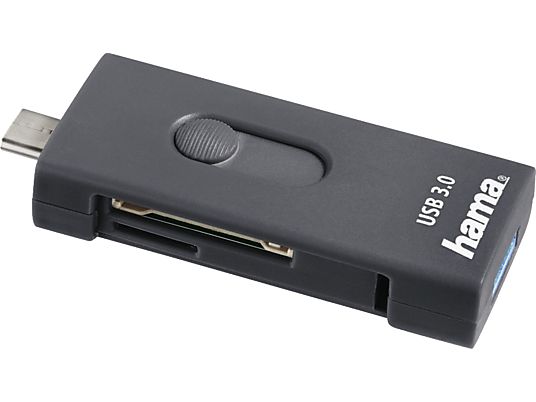 HAMA USB-3.1 - lecteur de cartes (Gris)