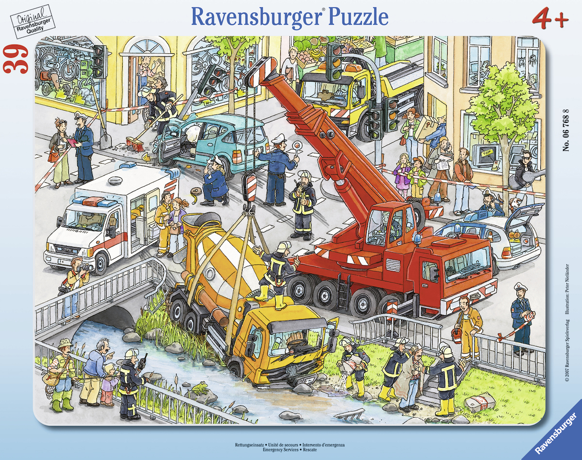 RAVENSBURGER Puzzle Mehrfarbig Rettungseinsatz