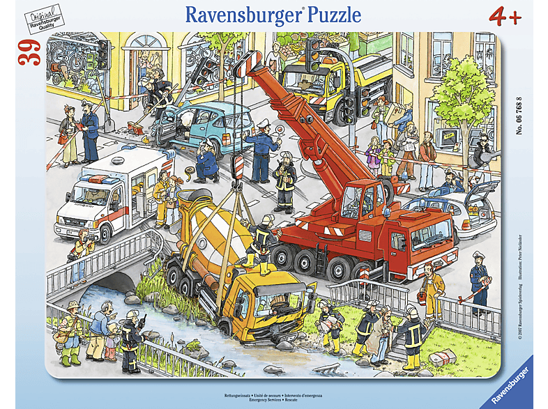 RAVENSBURGER Rettungseinsatz Puzzle Mehrfarbig