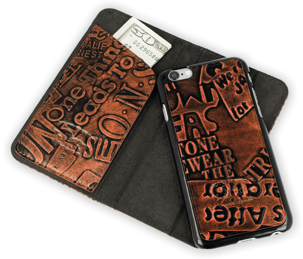 QIOTTI QP-B-0120-01-IP6, Bookcover, Apple, iPhone 6, iPhone 6s, Braun