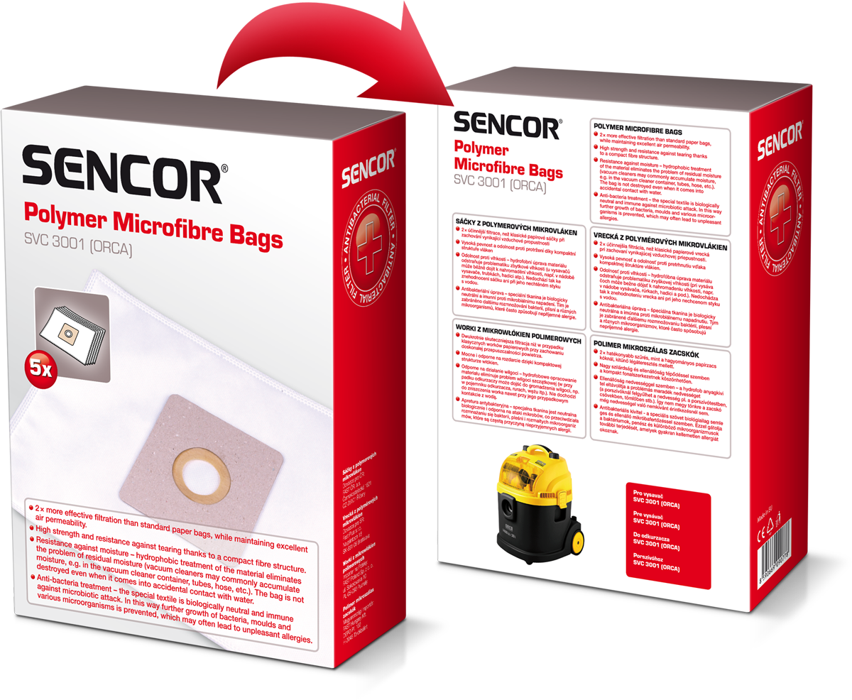 SENCOR SVC 3001 Textil porzsák