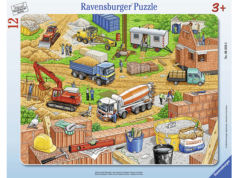 auf Puzzle Arbeit Mehrfarbig der RAVENSBURGER Baustelle