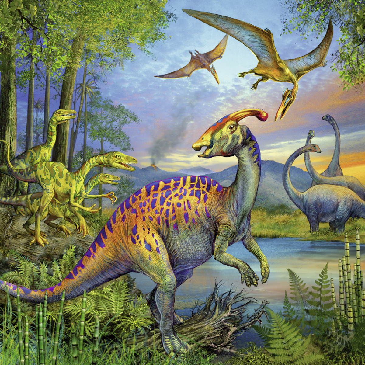 Faszination Mehrfarbig Puzzle Dinosaurier RAVENSBURGER