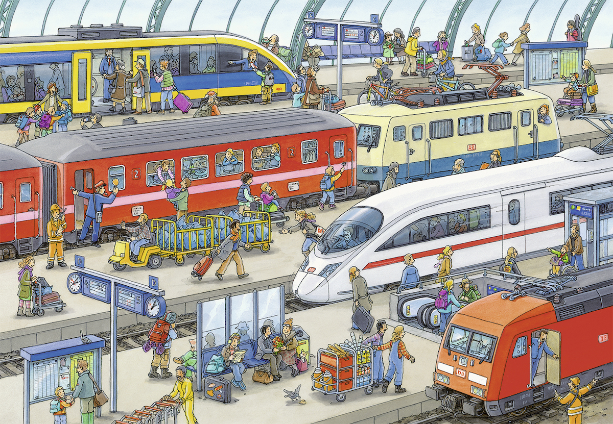 RAVENSBURGER 091911 Trubel am Bahnhof