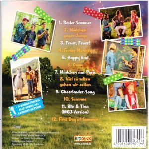 CD-Cover mit mehreren Fotos. Text: 12 Songs auf der Rückseite. Grüner Feldhintergrund.