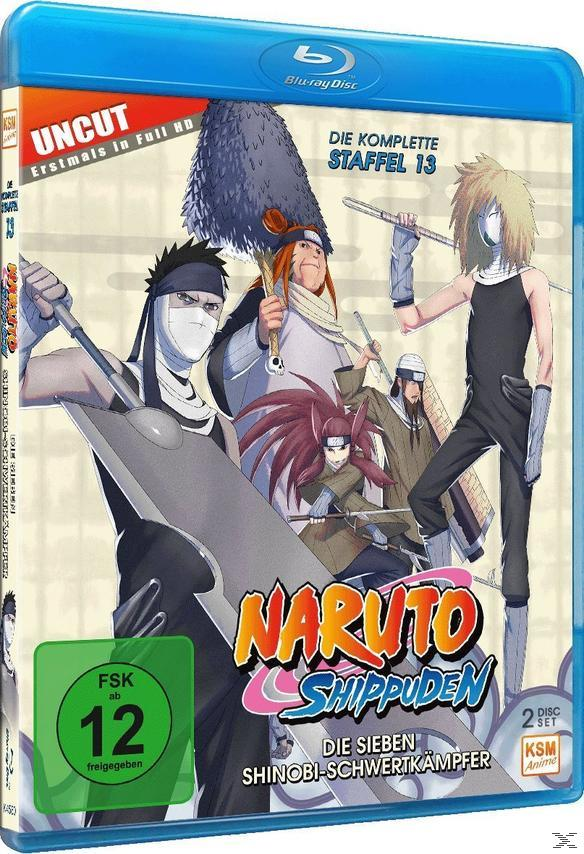 Blu-ray-Hülle mit Anime-Charakteren, Naruto Shippuden. Text und Bilder der Anime-Charaktere sind sichtbar.