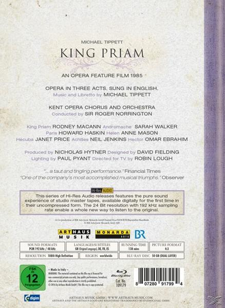 (Blu-ray) Norrington/Kent King - Opera/MaCann/W Priam -