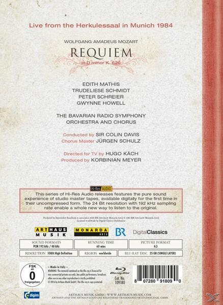 Davis/Mathis/Schreier/Schmidt/ - Requiem  - (Blu-ray)