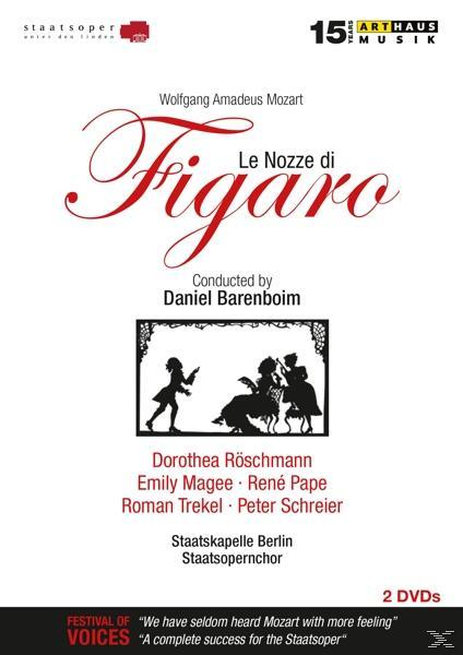 Dorothea Röschmann, Roman Peter (DVD) Staatskapelle - Schreier, Nozze Le René Trekel, Pape Staatsopernchor, Di Figaro - Berlin