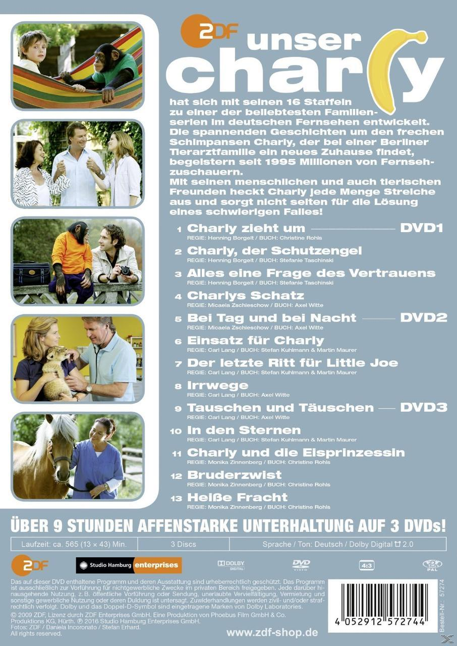DVD-Rückseite mit Text und Bildern einer Familie. Enthält Episodeninformationen.