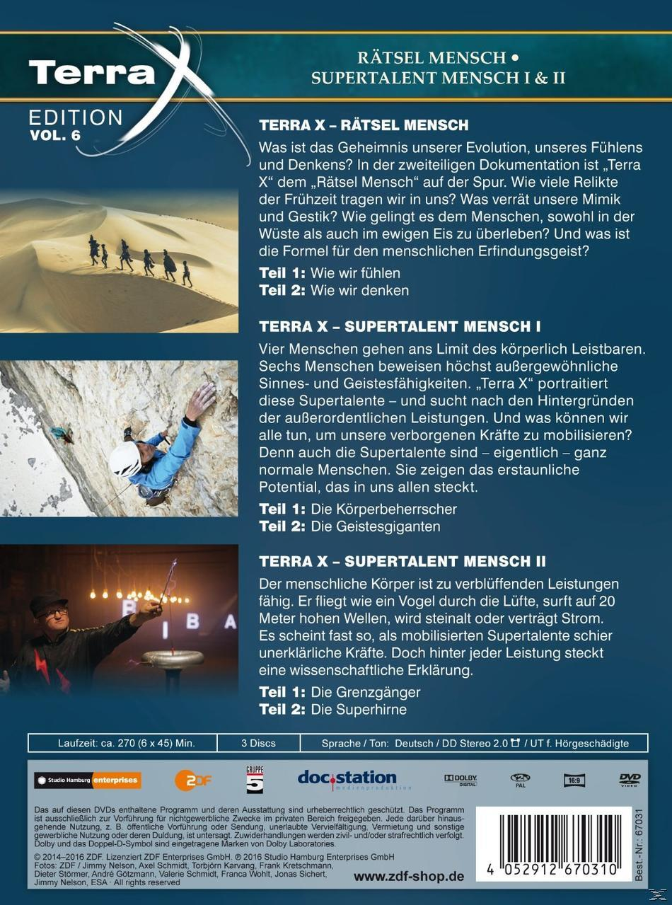 DVD-Cover mit Text auf Deutsch. Zeigt Bilder der Wüste und eines Mannes in einer Höhle.