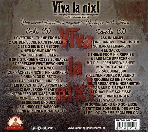 Eisenpimmel - Viva La Nix!  - (CD)