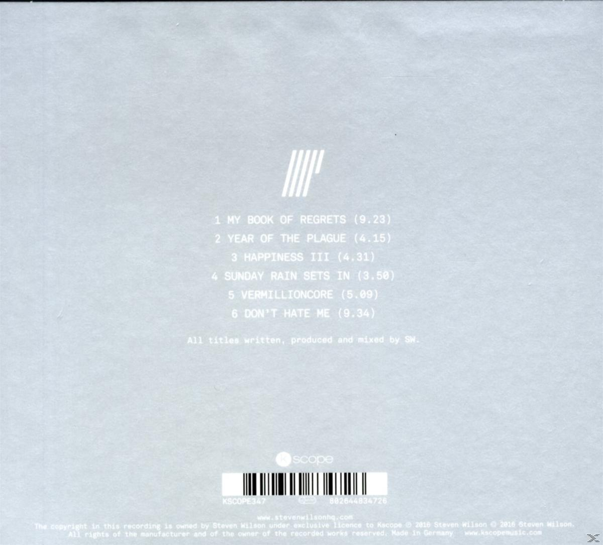 Album-Rückseite mit Songtiteln, Barcode und Urheberrechtsinformationen auf hellgrauem Hintergrund.