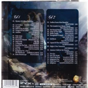Eine CD mit dem Text eines Musikalbums. Das Cover ist dunkel mit einer Figur.