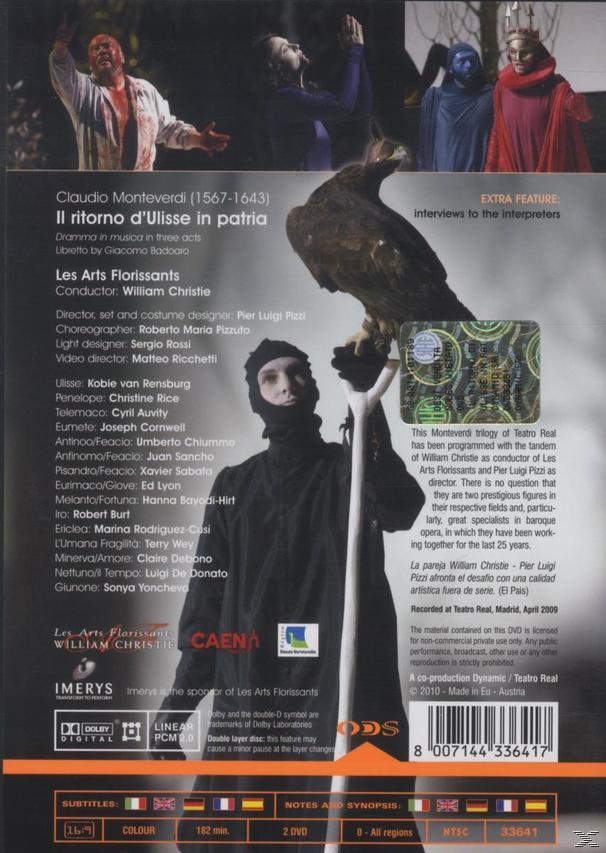 VARIOUS, Les Arts In Patria - - (DVD) Ritorno Il D\'ulisse Florisants