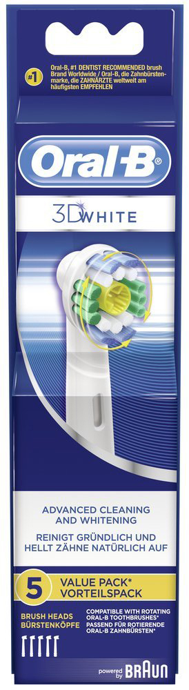 ORAL-B 3D White 5er Aufsteckbürsten