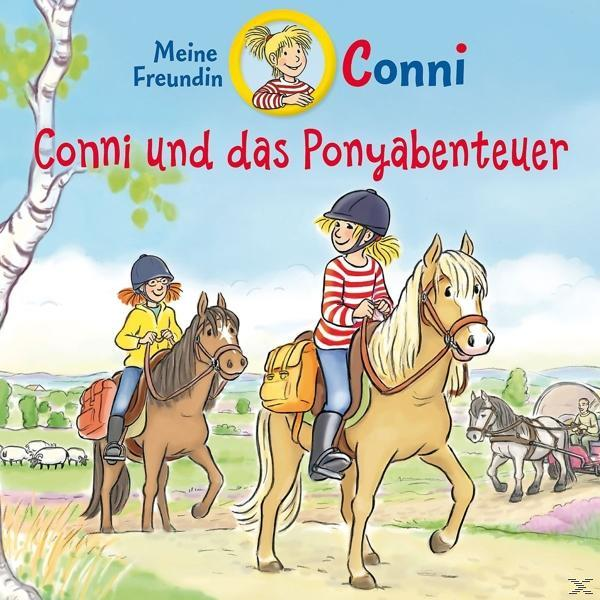 Cover eines Kinderbuchs zeigt zwei Mädchen auf Pferden, mit einem Baum und einer Kutsche im Hintergrund.