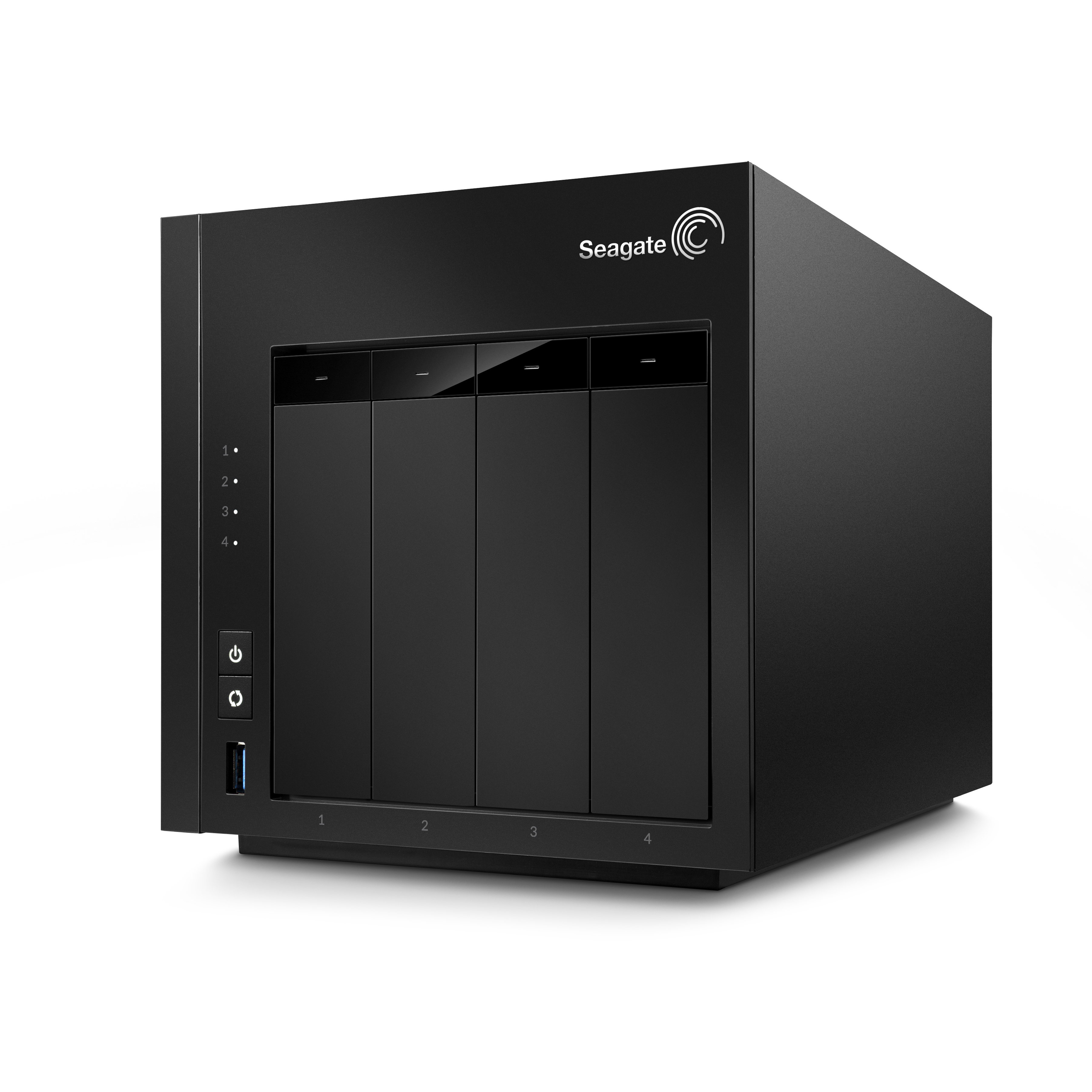 SEAGATE STCU200 4-Bay NAS-Festplattengehäuse 3,5 Zoll Schwarz}