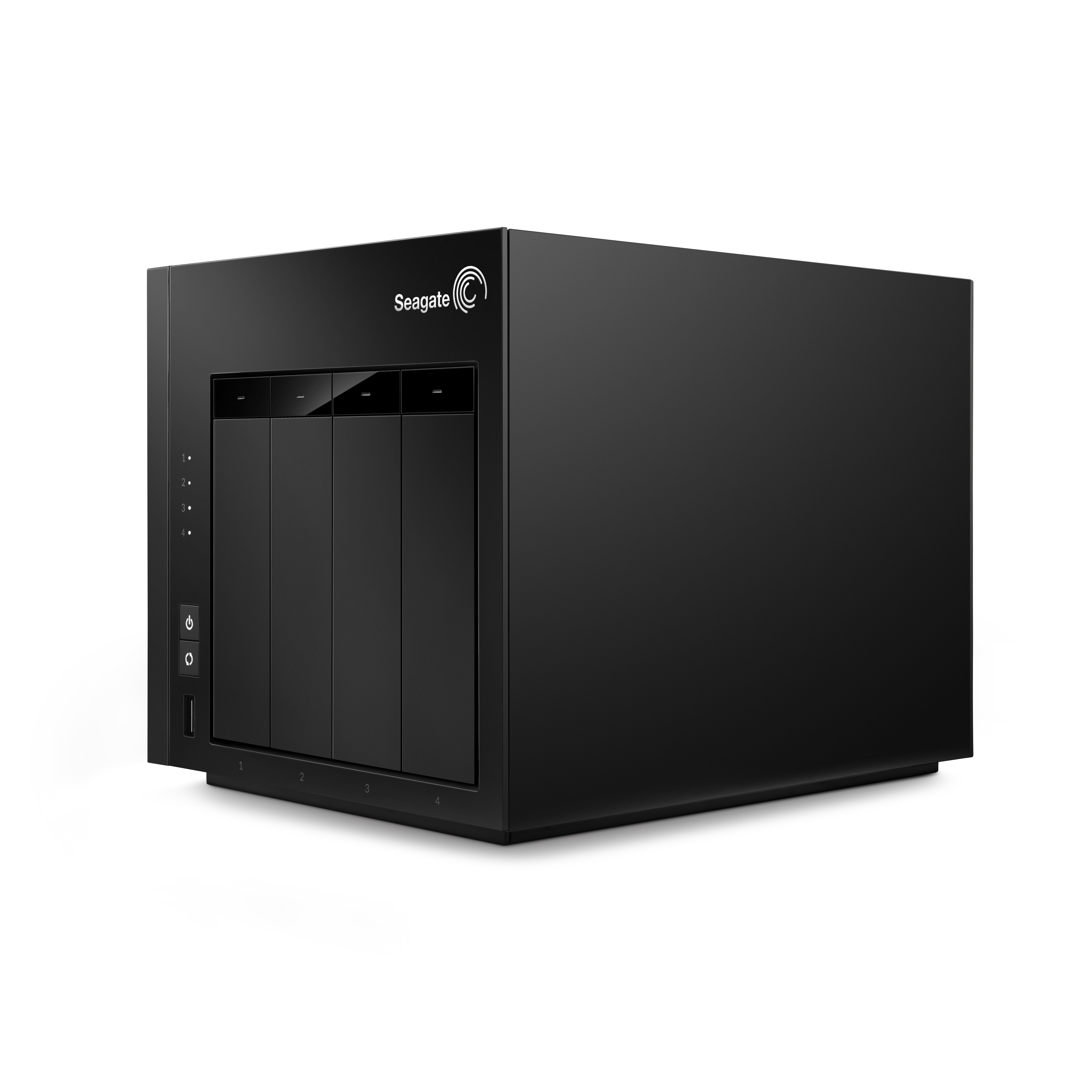SEAGATE STCU200 4-Bay NAS-Festplattengehäuse 3,5 Zoll Schwarz}
