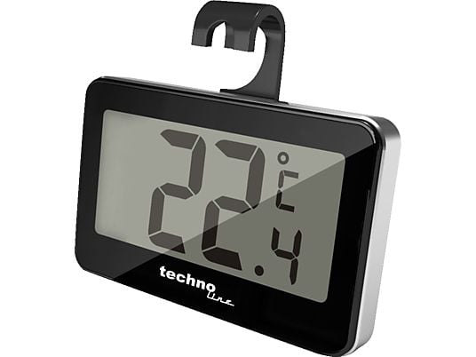 TECHNOLINE WS 7012 BLACK/SILVER termometri