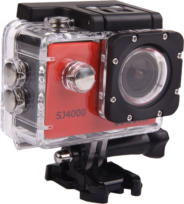 SJCAM SJ4000 sportkamera vízálló tokkal piros