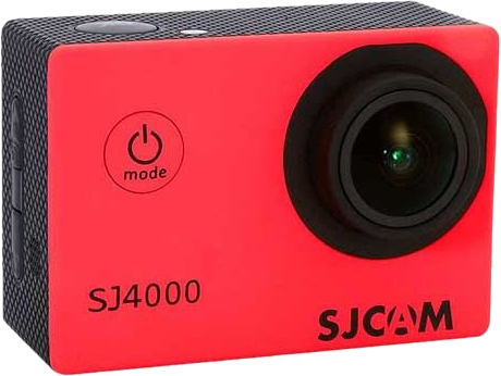 SJCAM SJ4000 sportkamera vízálló tokkal piros