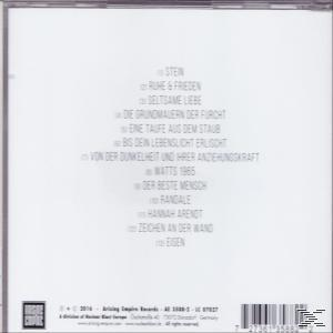 Rückseite eines CD-Covers mit einer Liste deutscher Songtitel und einem Barcode. Das Albumlabel und Copyright sind vorhanden.