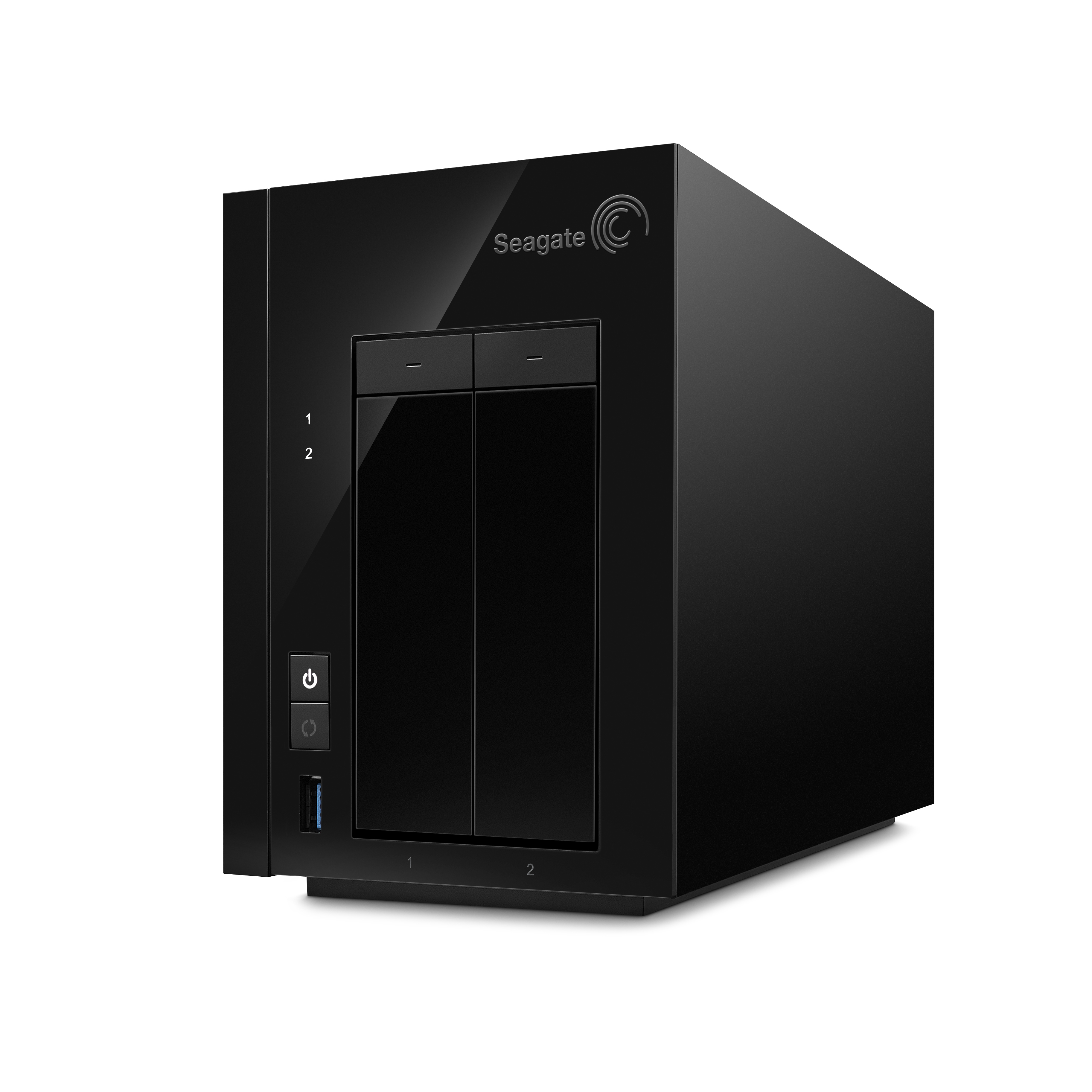 SEAGATE STDD200 PRO 2-Bay für NAS HDD 3,5 Zoll Anzahl Festplattenschächte: 2 Schwarz}