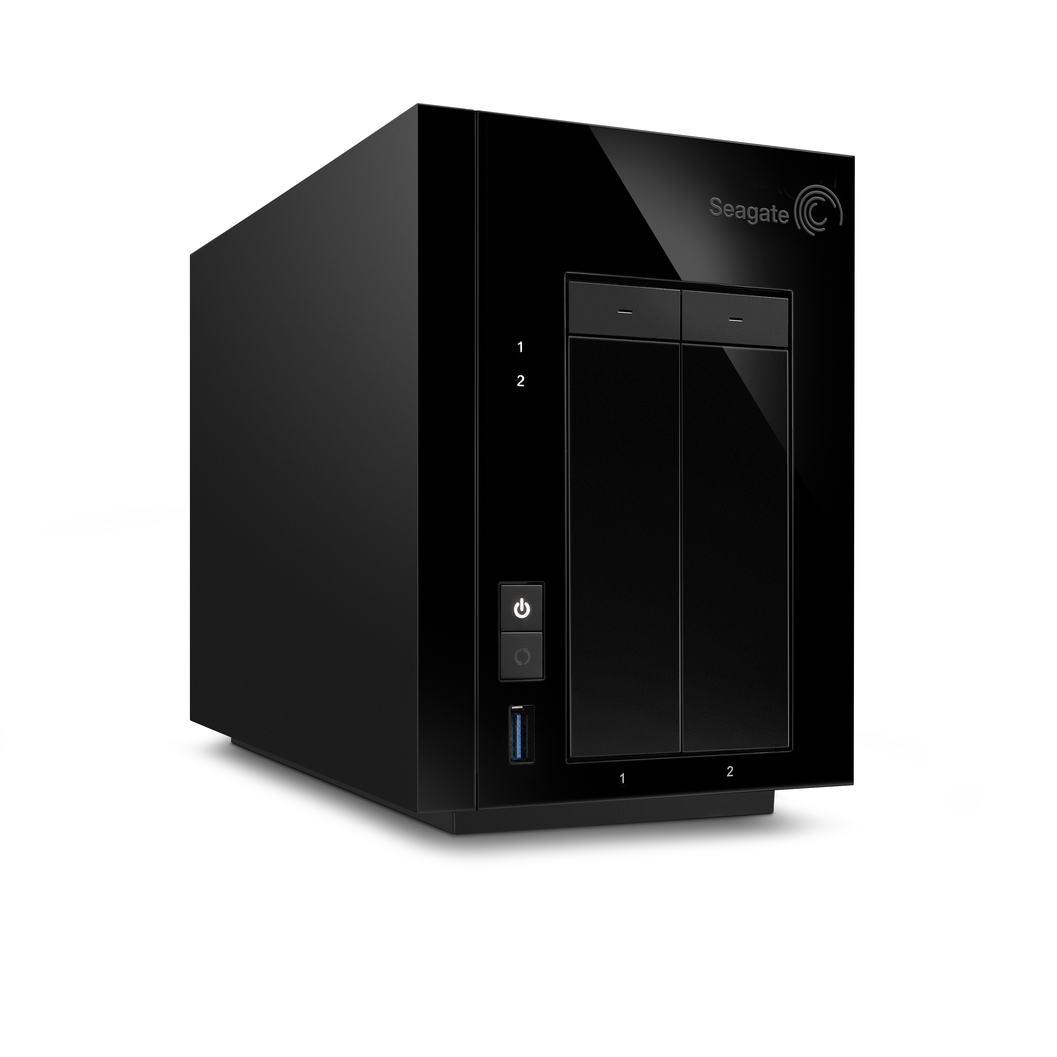 SEAGATE STDD200 PRO 2-Bay für NAS HDD 3,5 Zoll Anzahl Festplattenschächte: 2 Schwarz}