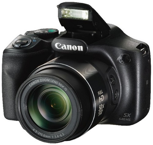 CANON PowerShot SX540 HS Digitalkamera Schwarz, 50fach opt. Zoom, LCD (TFT), WLAN