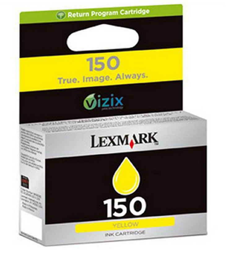 LEXMARK Nr. 150 Gelb Rückgabe-Tintenpatrone (14N1610E)