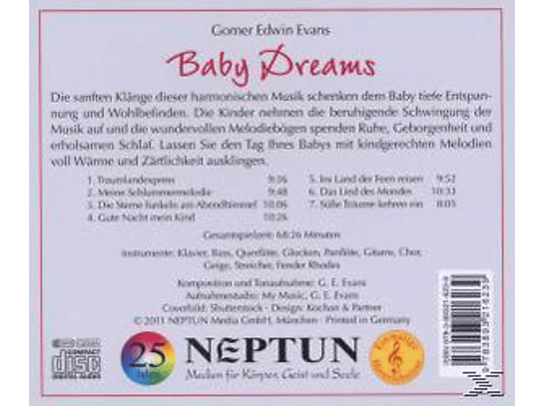 Thumbnail - Gomer Edwin Evans - Baby Dreams (CD)