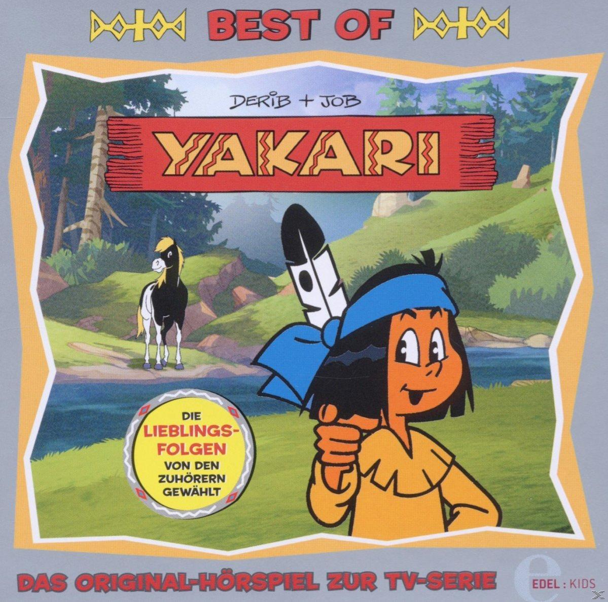 Cartoon Yakari Cover. Yakari, ein indianischer Junge, und ein Pferd sind in einer Naturszene.