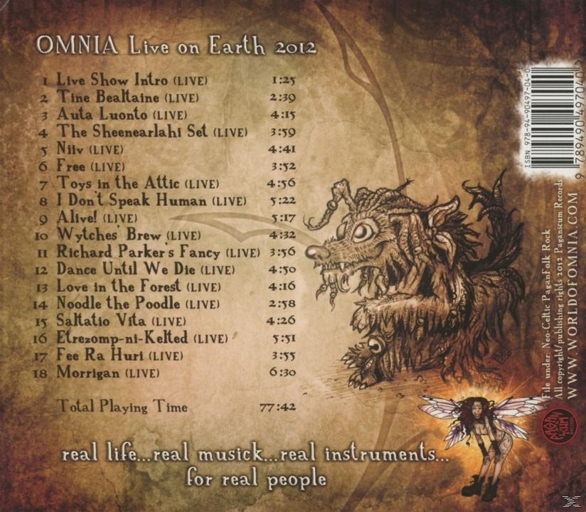 Omnia - Live On Earth  - (CD)